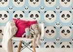 Tapeta Panda Kids Color Baby Blue