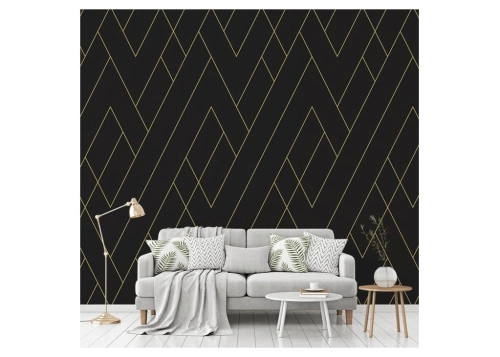 TAPETA LEANING CHEVRON BLACK GOLD ONWALL.jpg