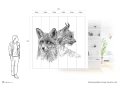 ONWALL-KOLEKCJA-SKETCH-TAPETA-MURAL-FOX-LYNX-LUKASZ-BOGDANOWICZ-WYMIARY-3x3.jpg