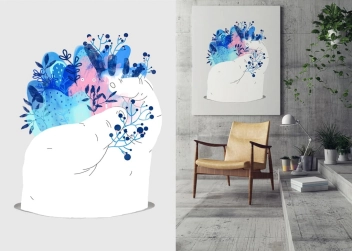 Grafika Plant Hands