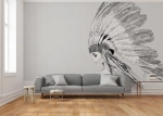 Mural Indian Girl 